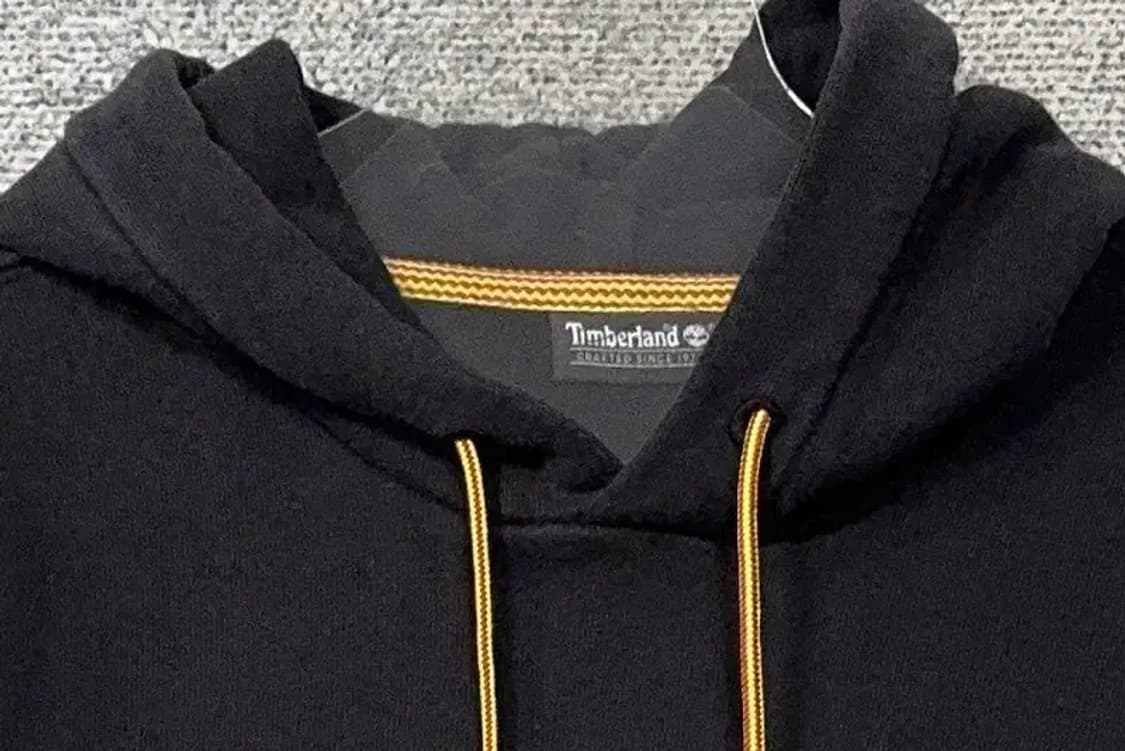 팀버랜드 블랙 빈티지 로고 프린팅 후드티 XL/TG 상품이미지5