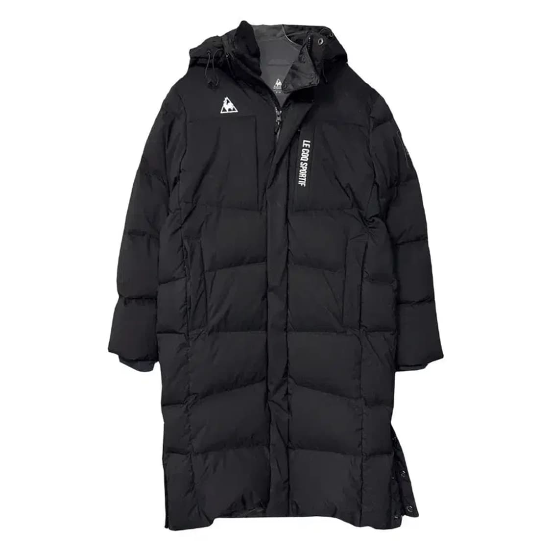 르꼬끄 스포츠 블랙 로고 다운 롱패딩 M 95 상품이미지1