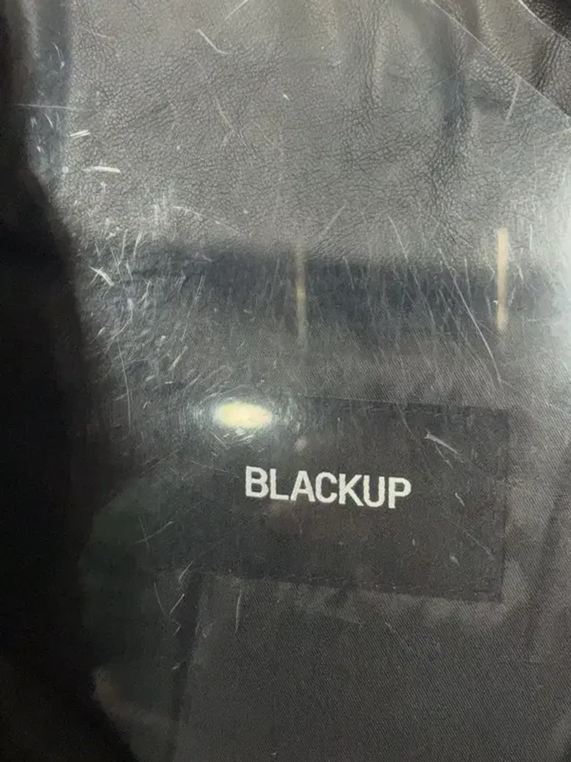 블랙업 블랙 레자 크롭 푸퍼 패딩 F 상품이미지7