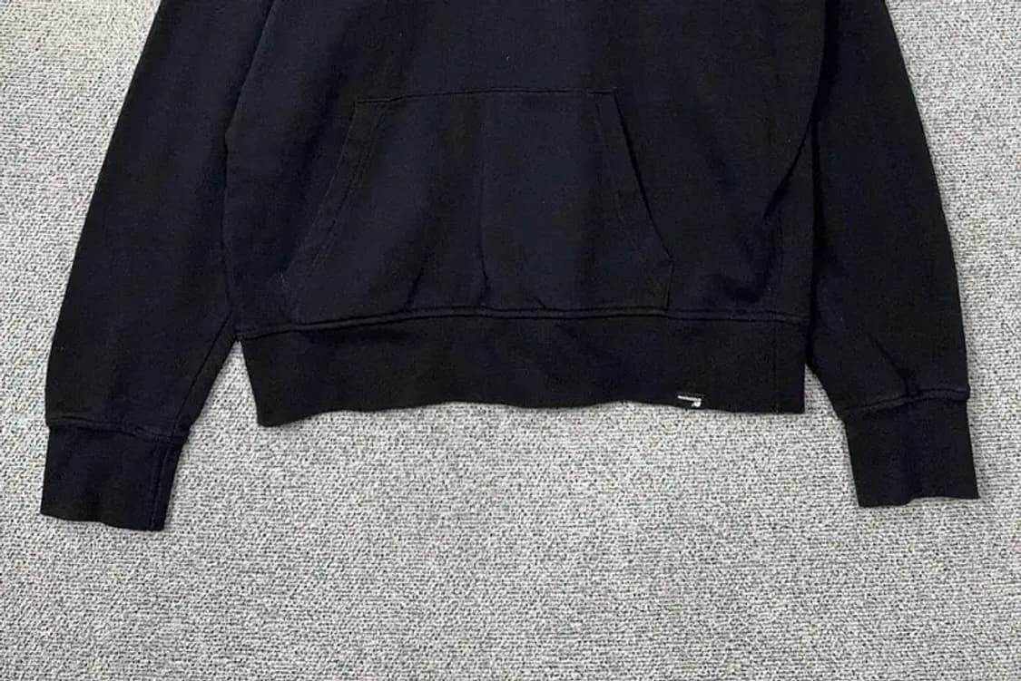 뉴발란스 프린팅 블랙 후드티 L 상품이미지4