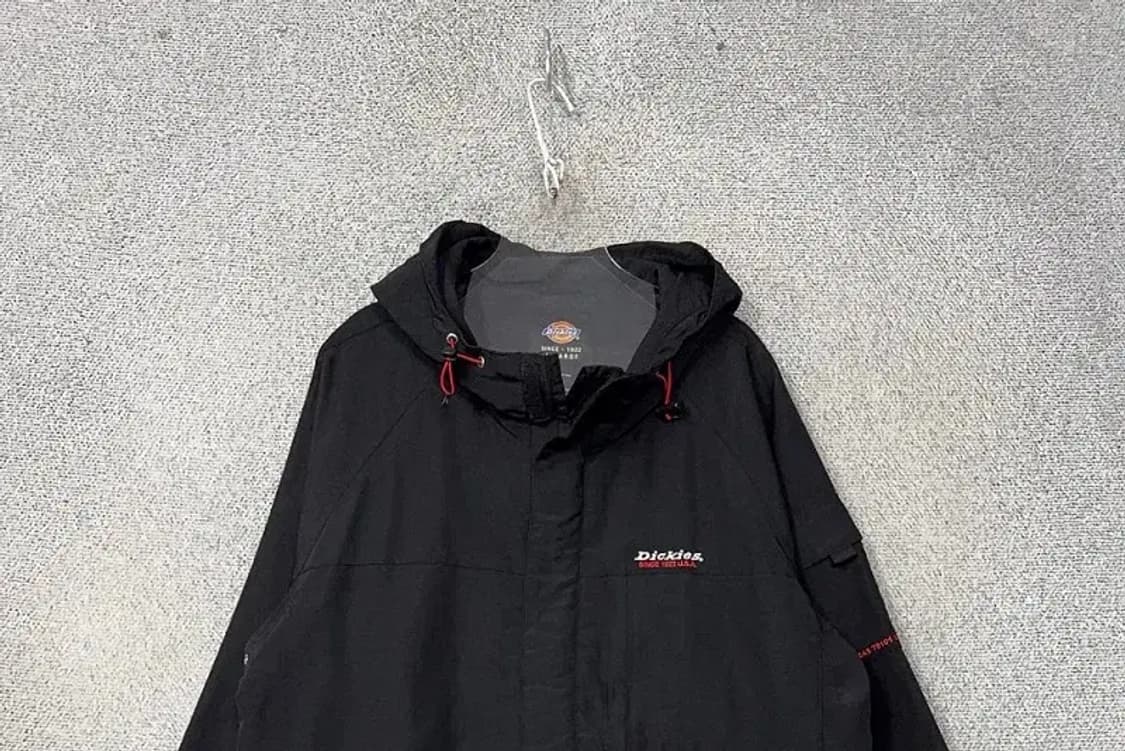 디키즈 블랙 빈티지 바람막이 윈드자켓 XL(105) 상품이미지3