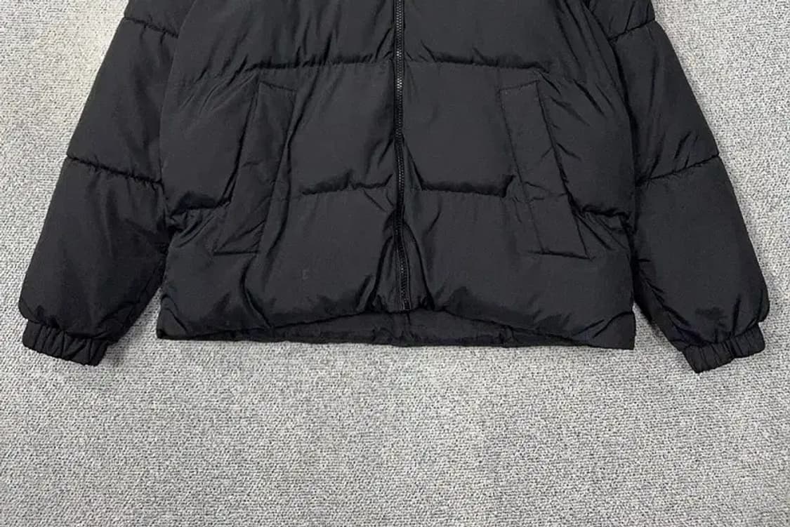 휠라 블랙 로고 푸퍼 패딩 M 상품이미지4