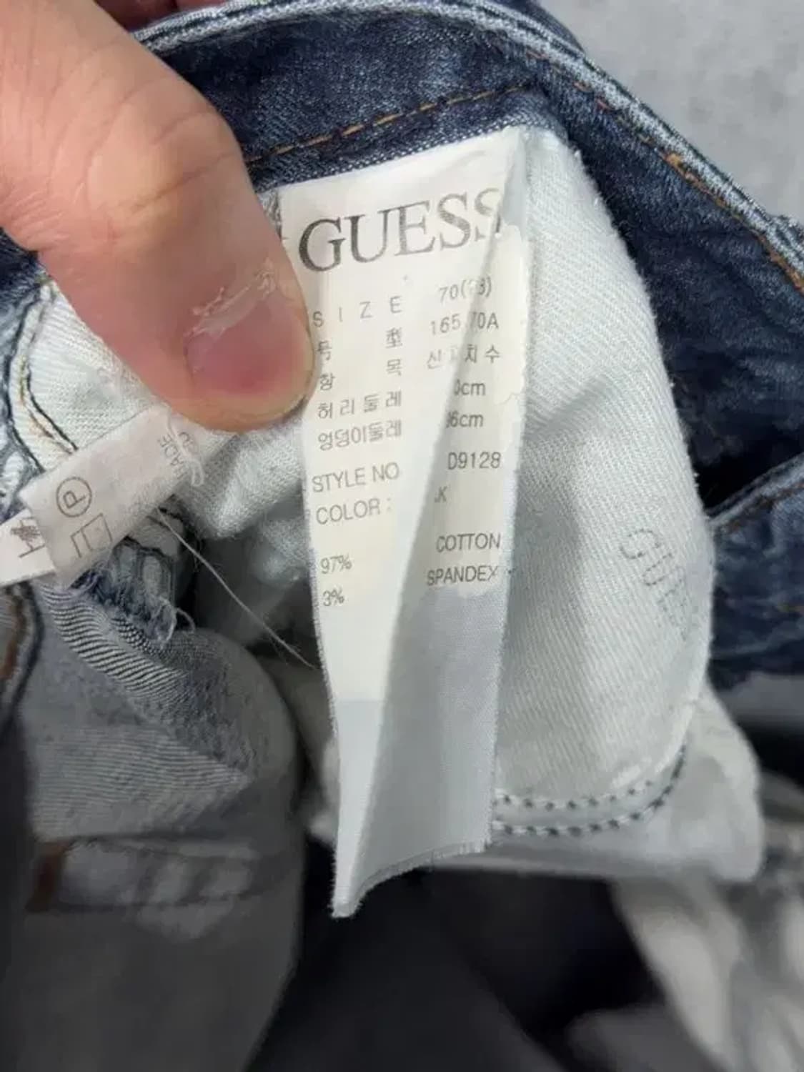 게스 여성 삼각 로고 스키니진 70(28) 상품이미지9