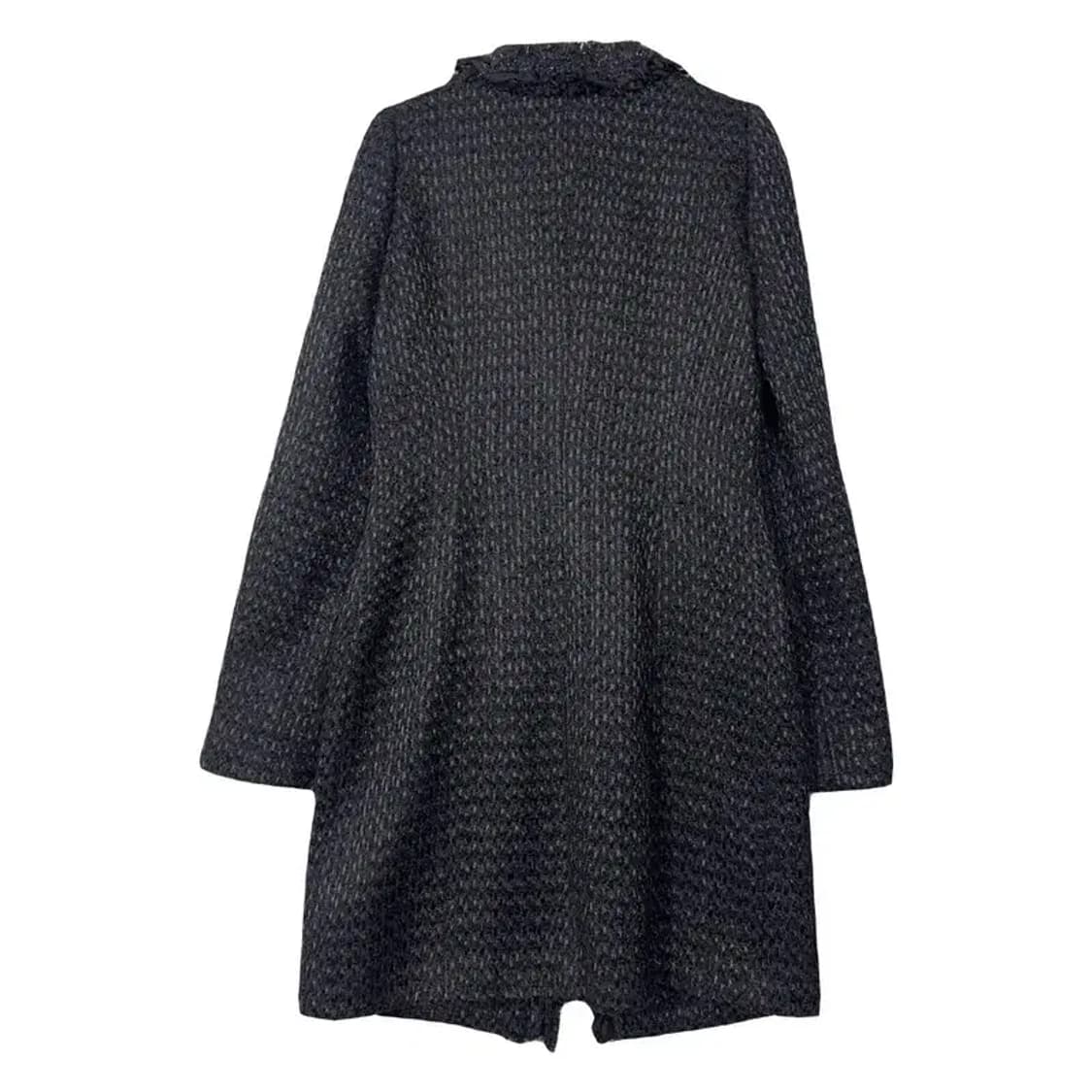 지고트 도트 블랙 트위드 코트 85-88-155 상품이미지2