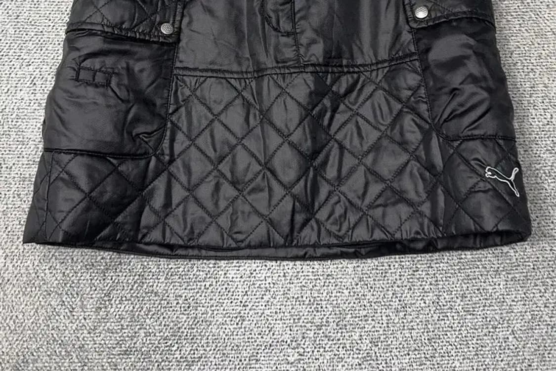 푸마 블랙 기능성 패딩 스커트 L 상품이미지4