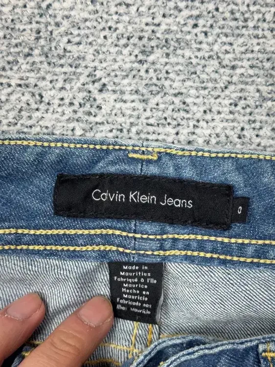 캘빈클라인 Y2K 워싱 부츠컷 청바지 28 상품이미지7