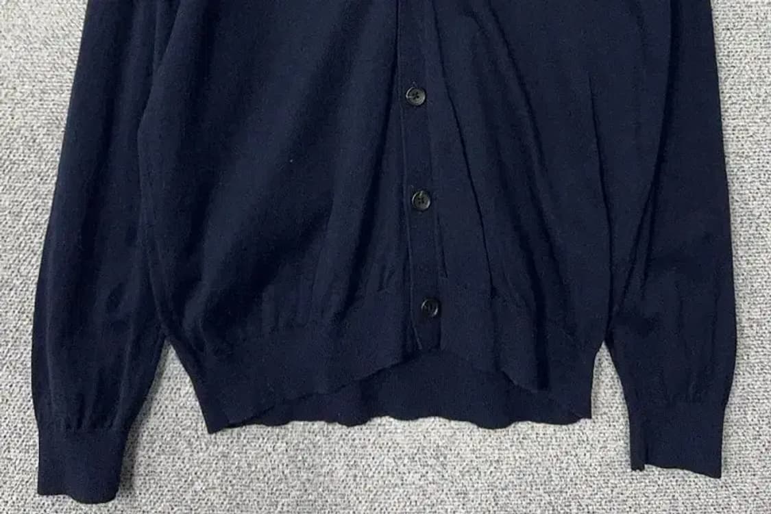 유니클로 네이비 코튼 니트 가디건 L 상품이미지4