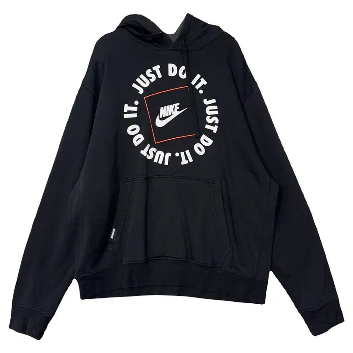 나이키 프린팅 블랙 후드티 XXL 상품이미지1
