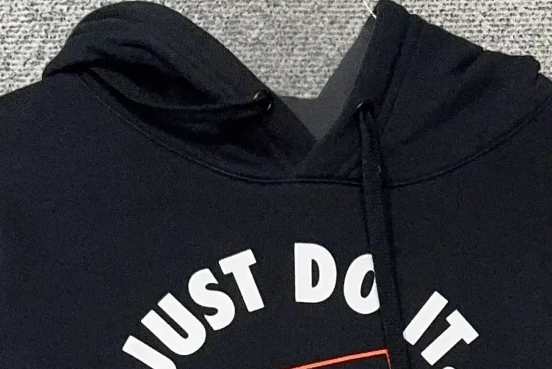 나이키 프린팅 블랙 후드티 XXL 상품이미지5