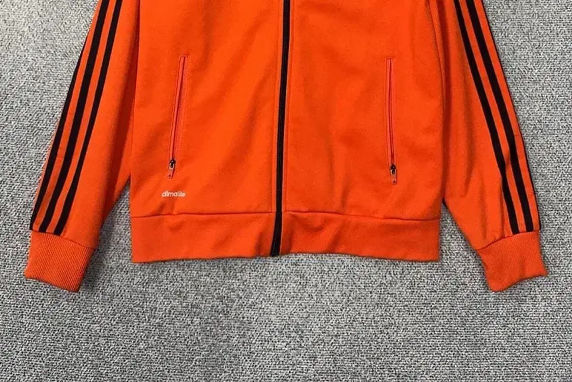 아디다스 오리지날 오렌지 트랙탑 집업 저지 95 상품이미지4