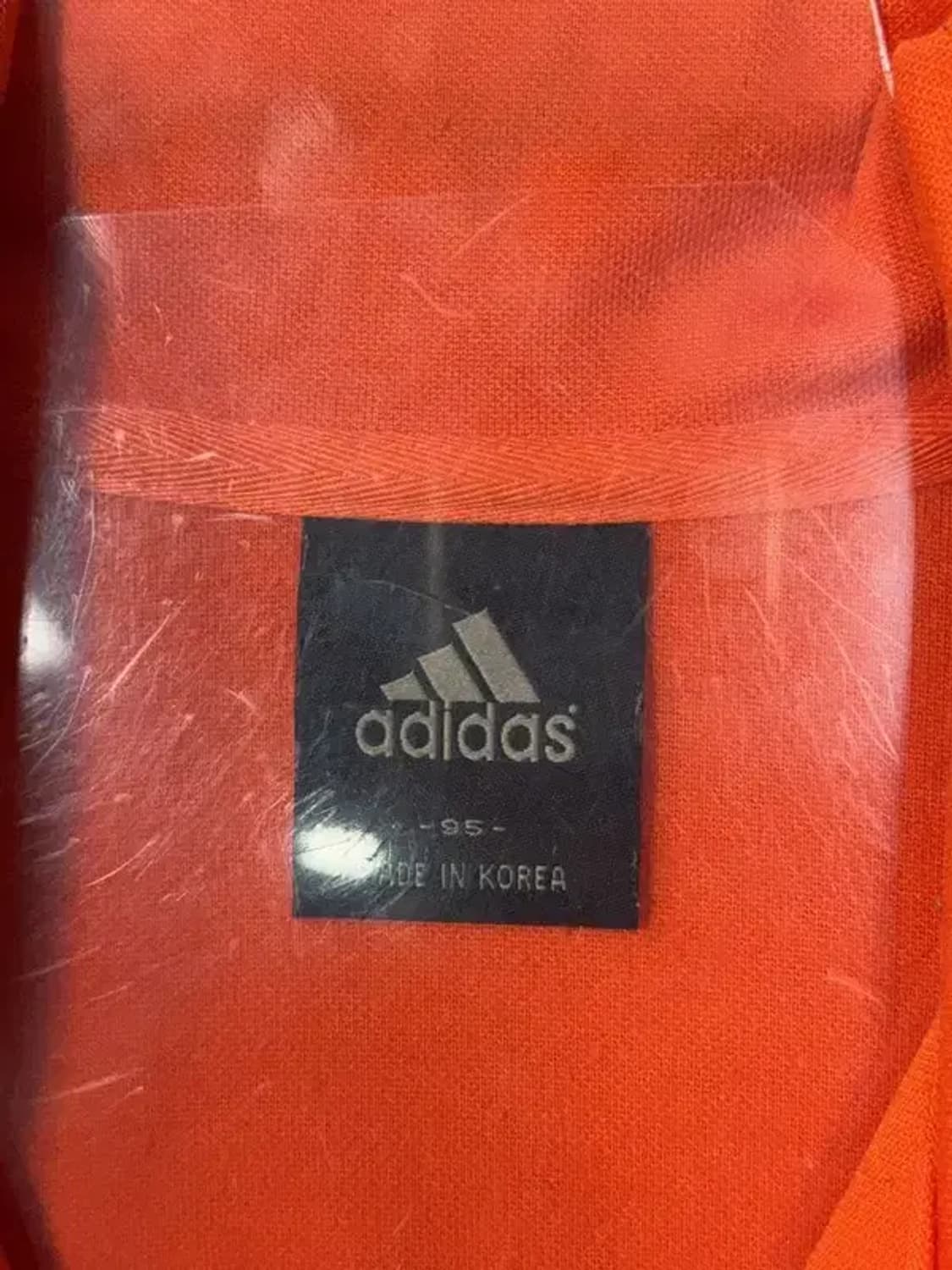 아디다스 오리지날 오렌지 트랙탑 집업 저지 95 상품이미지6