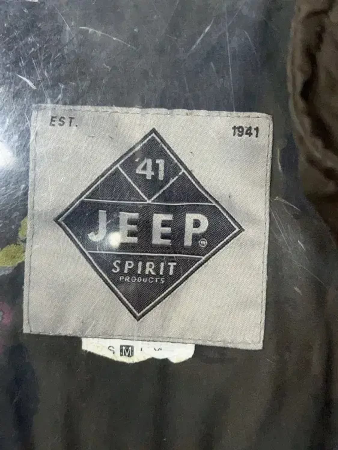 지프 브라운 패치 빈티지 야상 후드 자켓 M(95) 상품이미지5