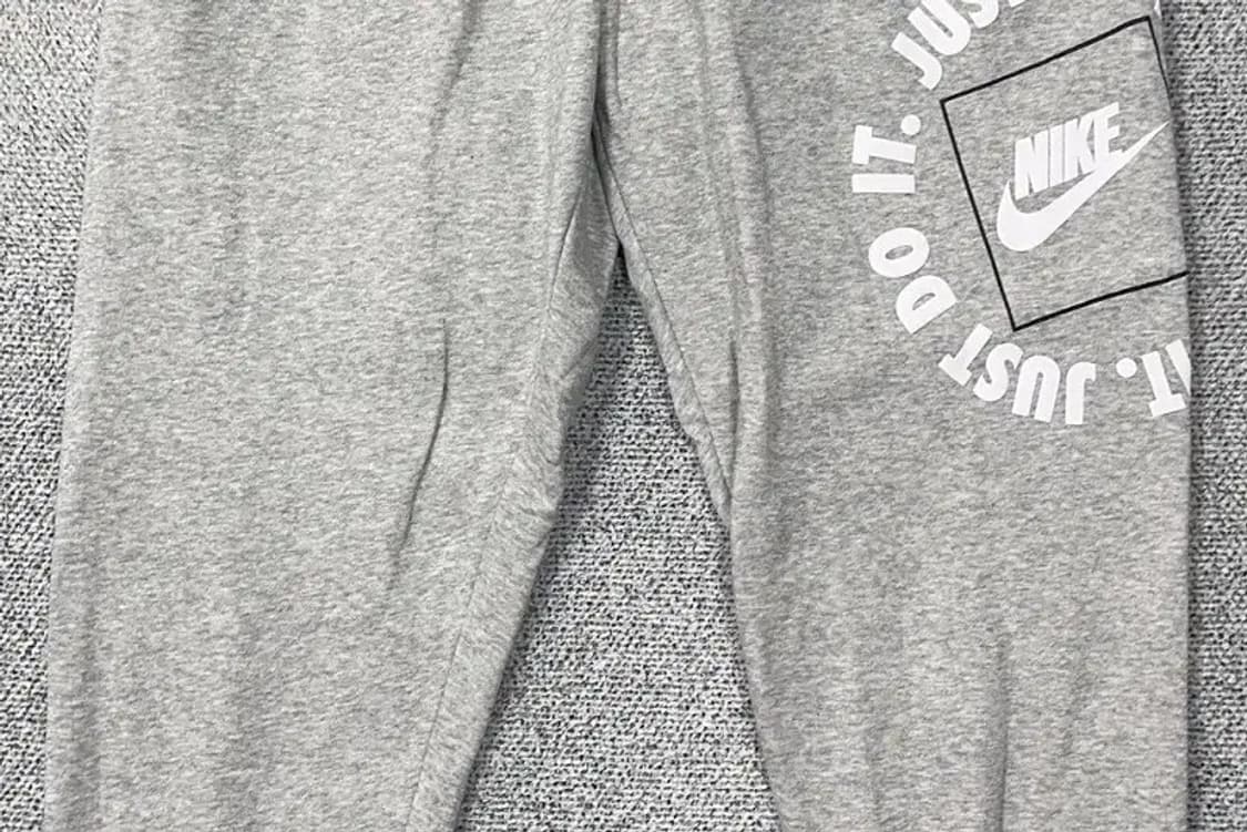 나이키 프린팅 라이트 그레이 조거팬츠 L 상품이미지4