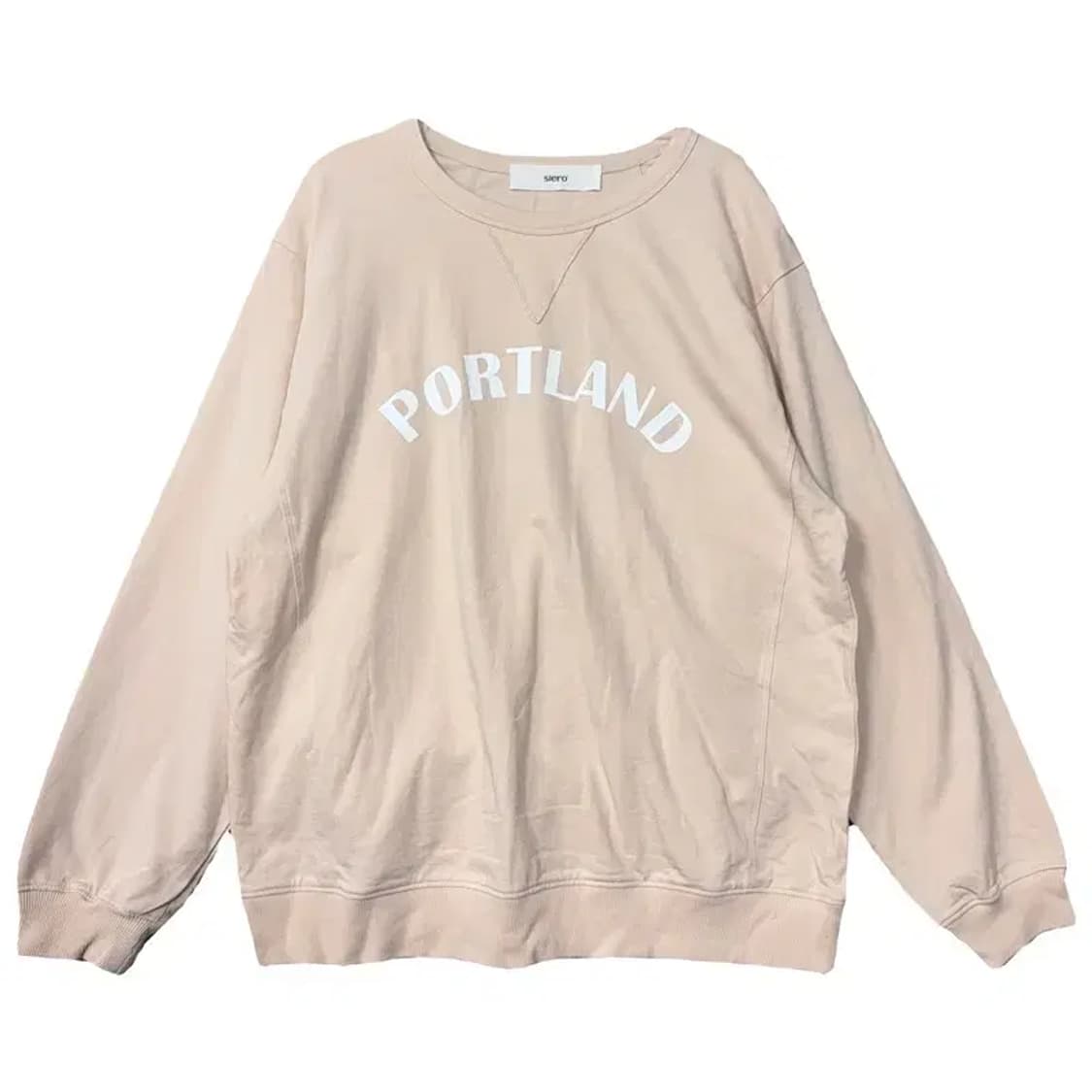 시에로 프린팅 베이지 맨투맨 1(F) 상품이미지1