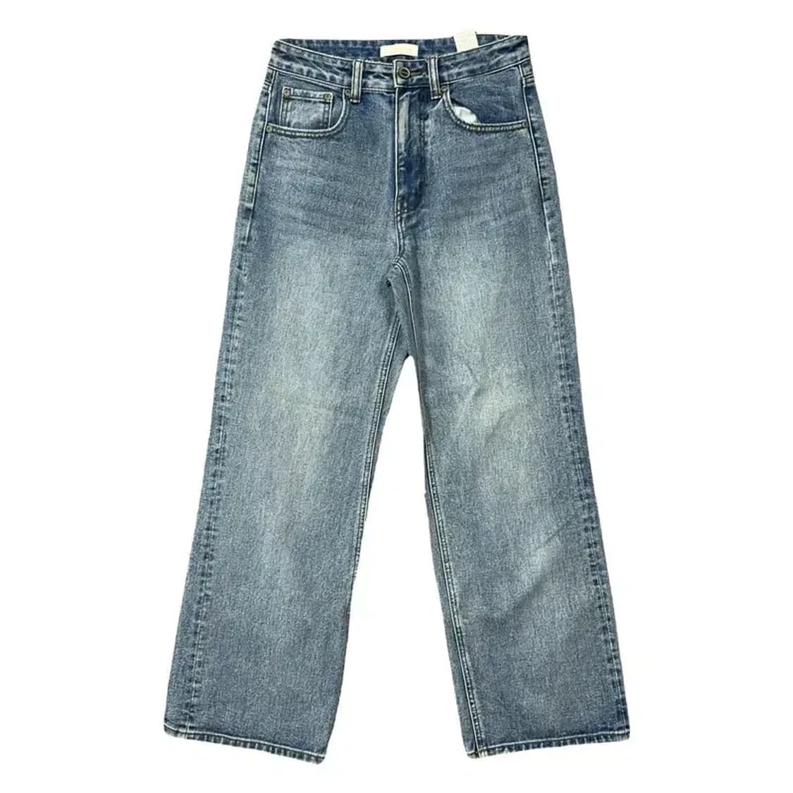 지오다노 연청 워싱 와이드 청바지 66 상품이미지1