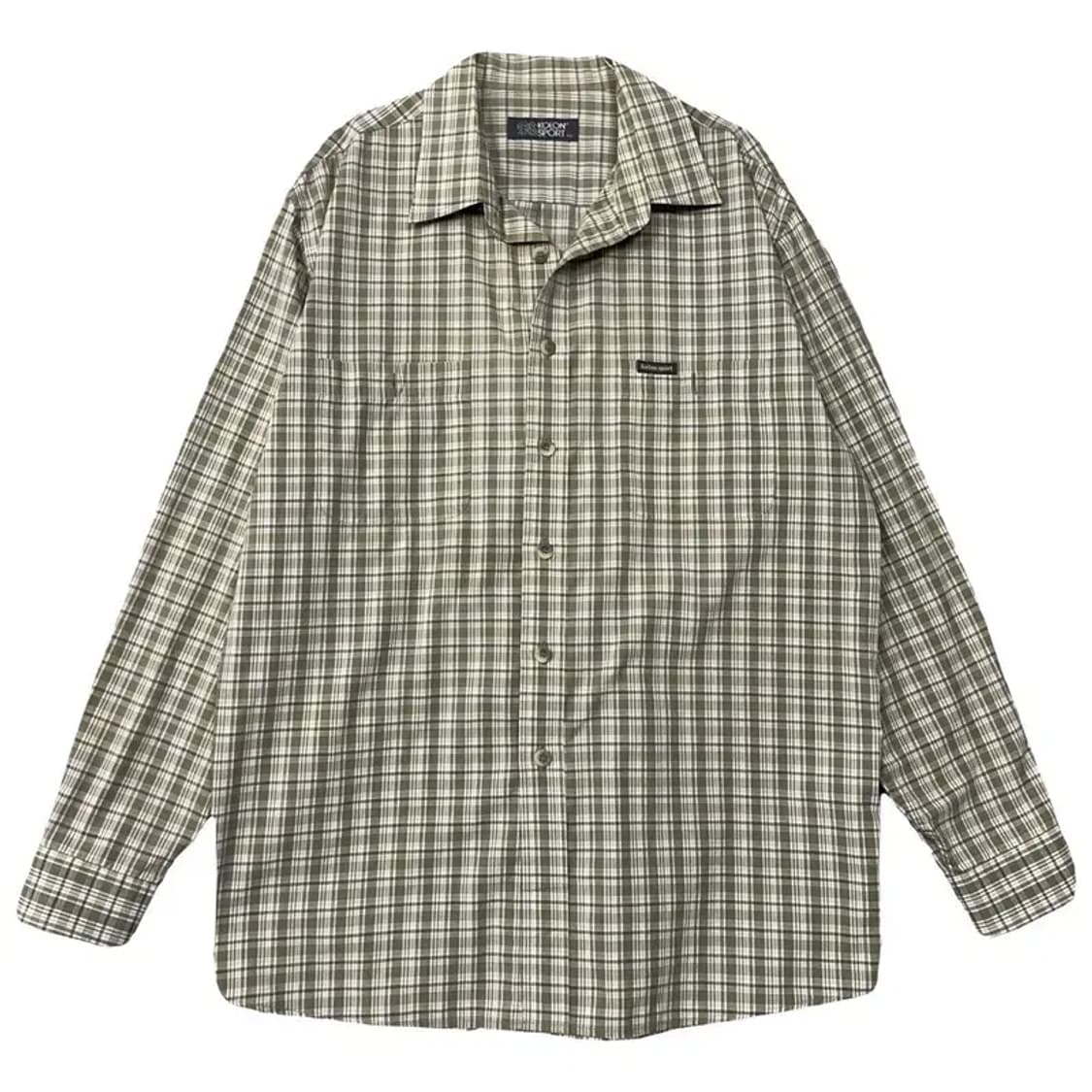 콜롬비아 체크 베이지 셔츠 100 상품이미지1