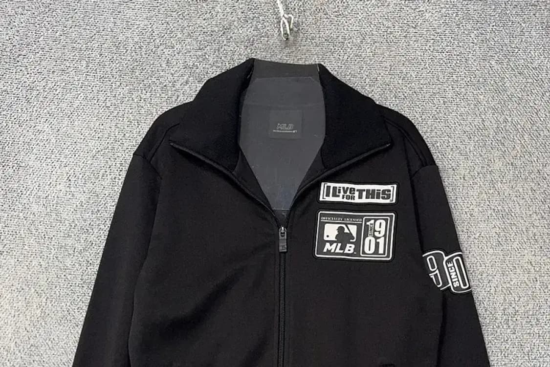 엠엘비 프린팅 블랙 기능성 집업 저지 95 상품이미지3