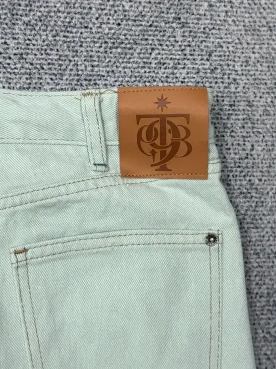 라이트 그린 캐주얼 청바지 29 상품이미지7