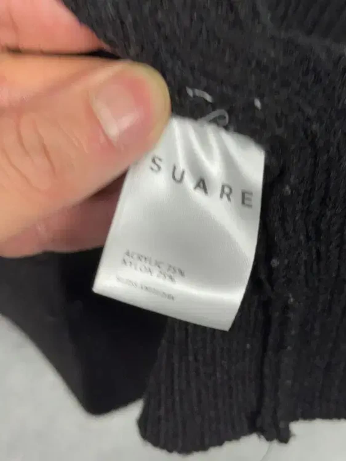 수아레 블랙 아크릴 니트 XL 상품이미지7