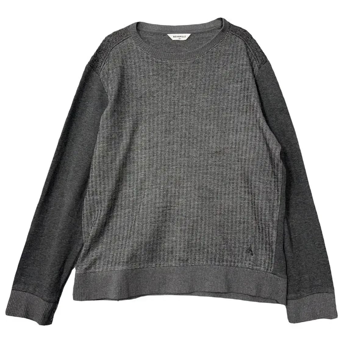 빈폴 그레이 울 맨투맨 100 상품이미지1