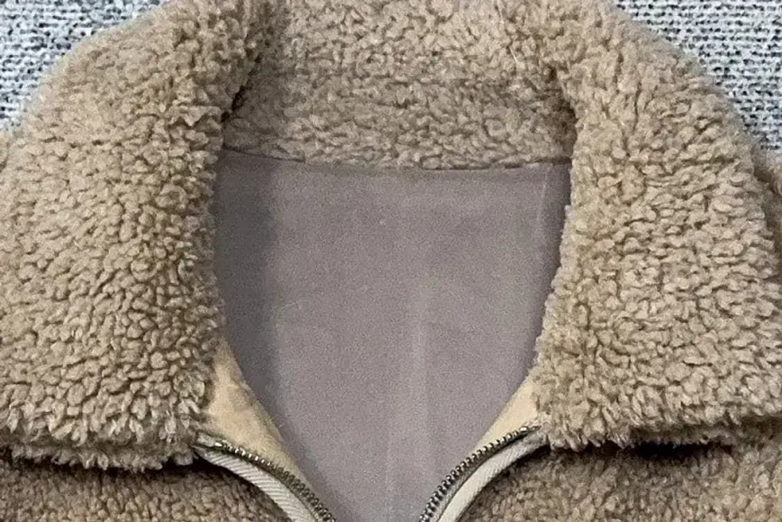 더 니트 컴퍼니 베이지 포켓 뽀글이 자켓 XL 상품이미지5