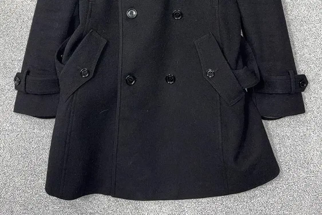 지이크 블랙 울 트렌치 코트 105-180(105) 상품이미지4