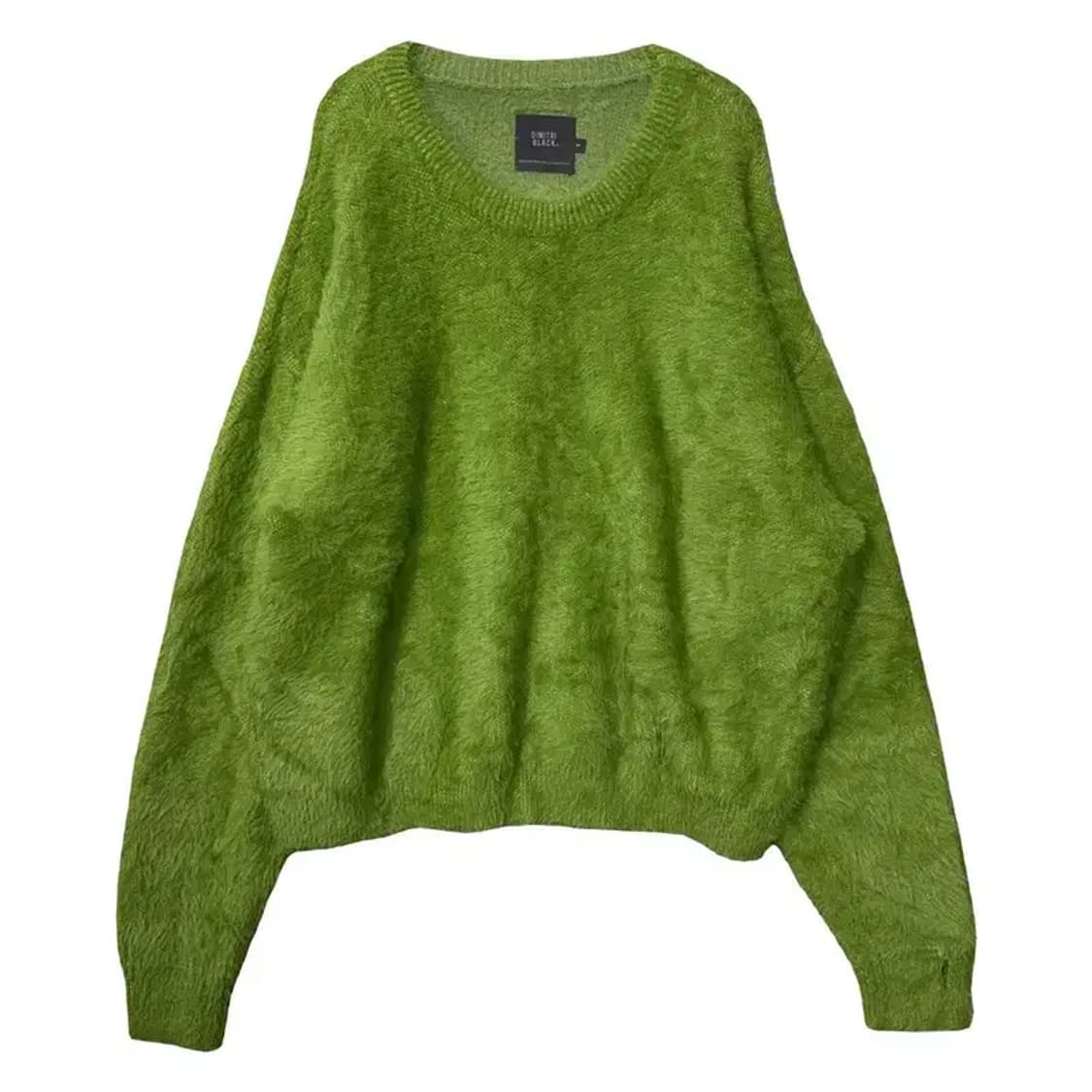 디미트리 블랙 라이트 그린 모헤어 니트 1 상품이미지1