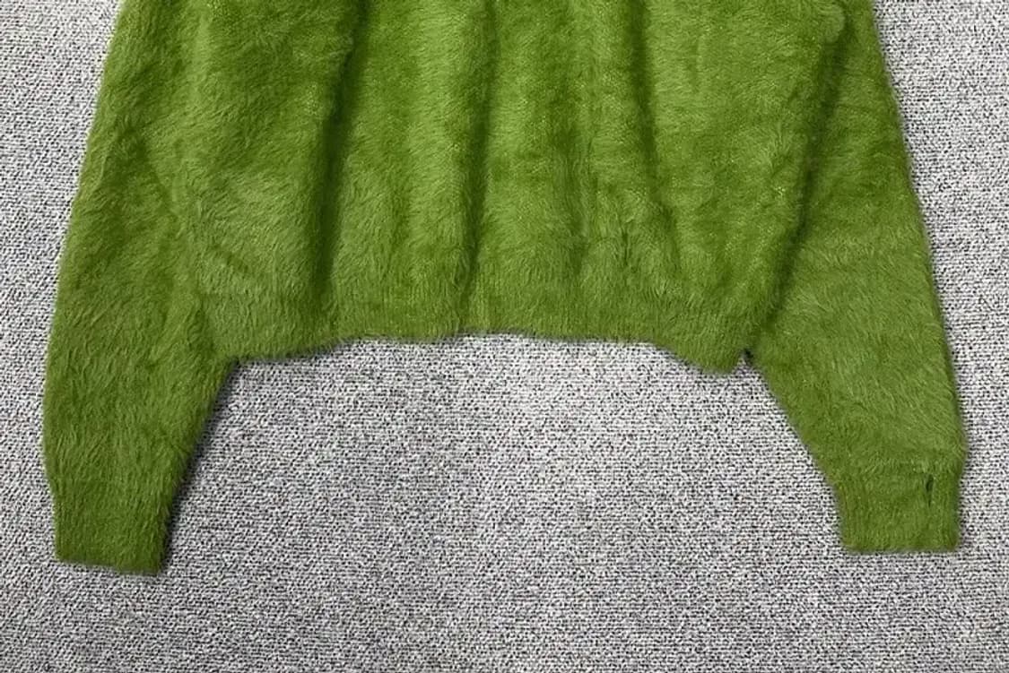 디미트리 블랙 라이트 그린 모헤어 니트 1 상품이미지4