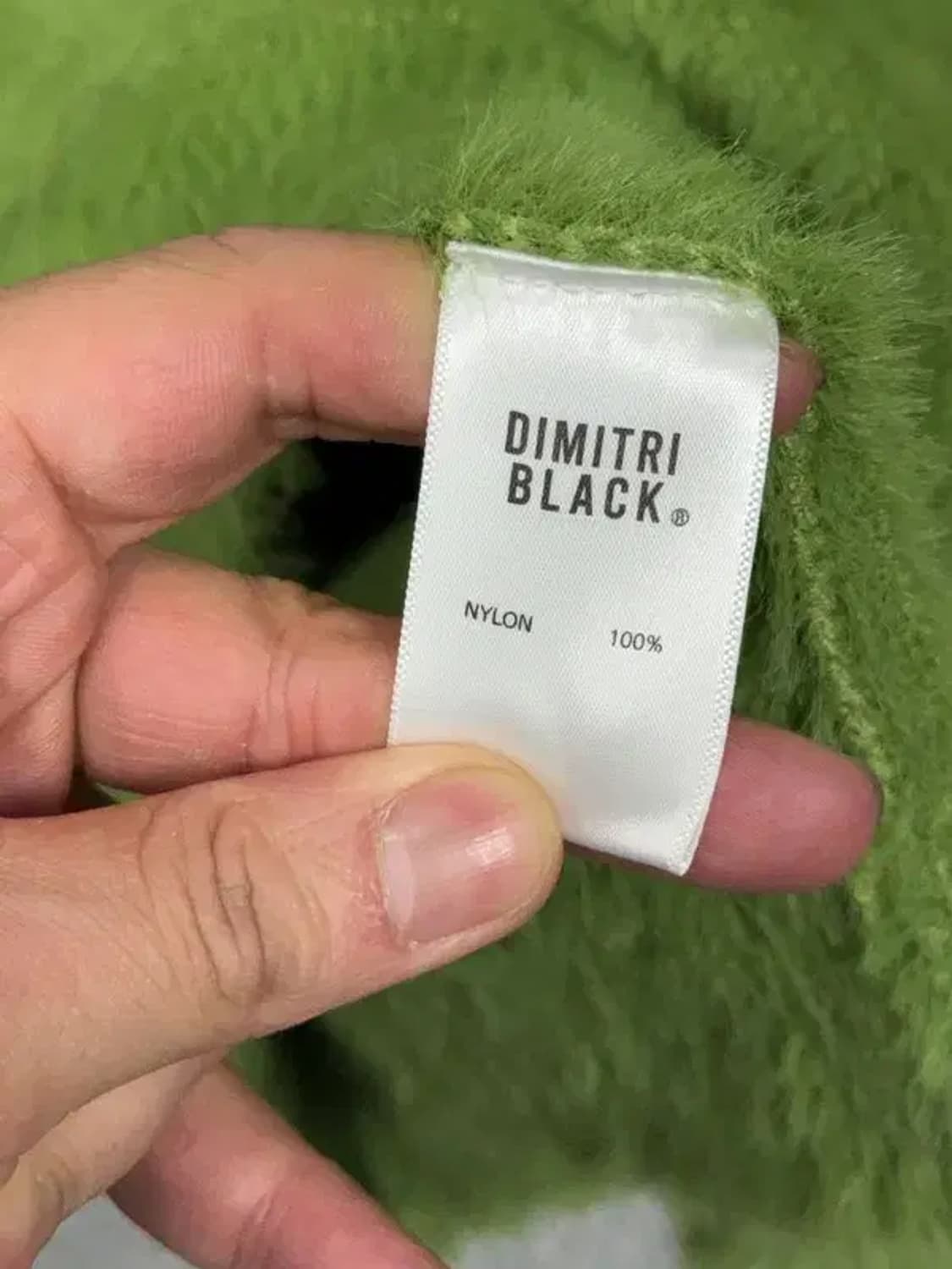 디미트리 블랙 라이트 그린 모헤어 니트 1 상품이미지8