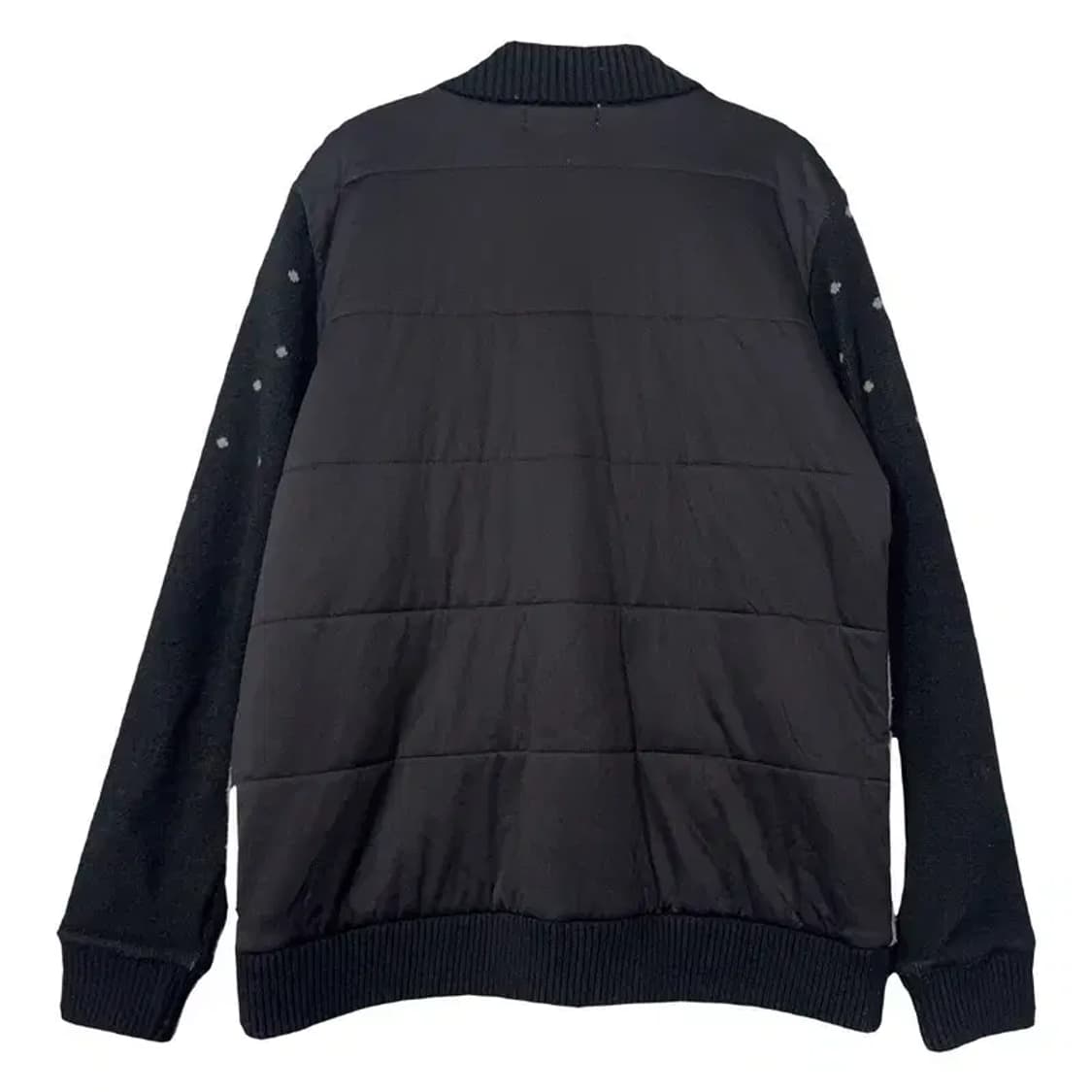 BLACK&WHITE 골프 블랙 니트 집업 XL 상품이미지2