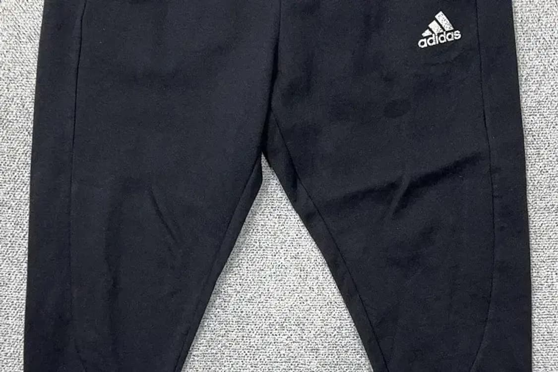 아디다스 블랙 로고 조거팬츠 2XL 상품이미지4