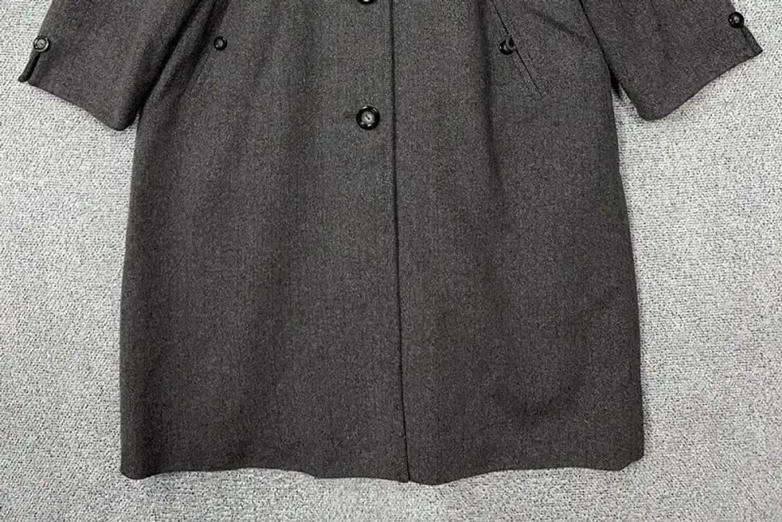 재팬 빈티지 캐시미어 100% 그레이 코트 XL 상품이미지4