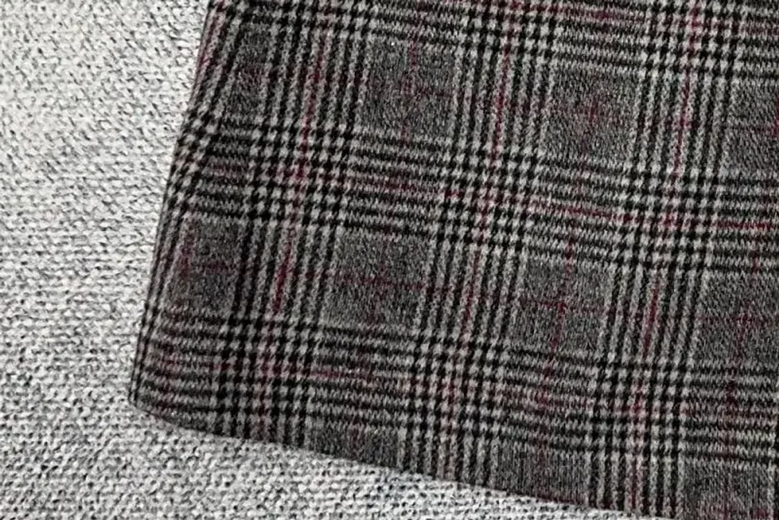 미센스 체크 그레이 울 스커트 67-92 상품이미지6