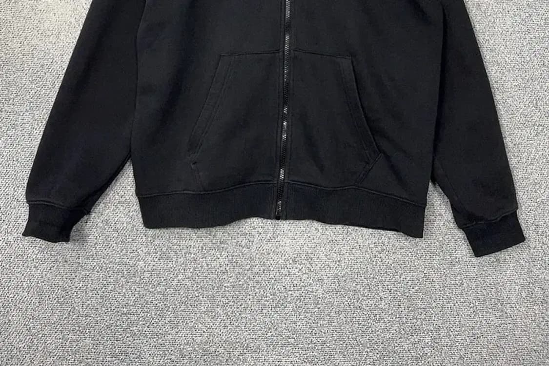 뉴발란스 블랙 로고 후드 집업 100(L) 상품이미지4