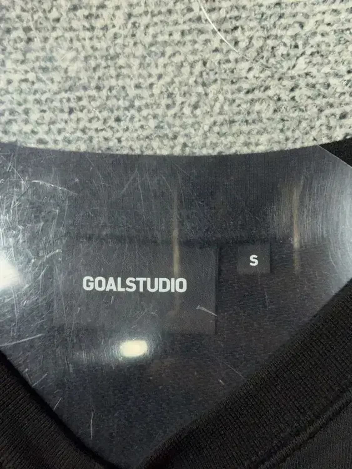 골 스튜디오 로고 블랙 맨투맨 S 상품이미지7
