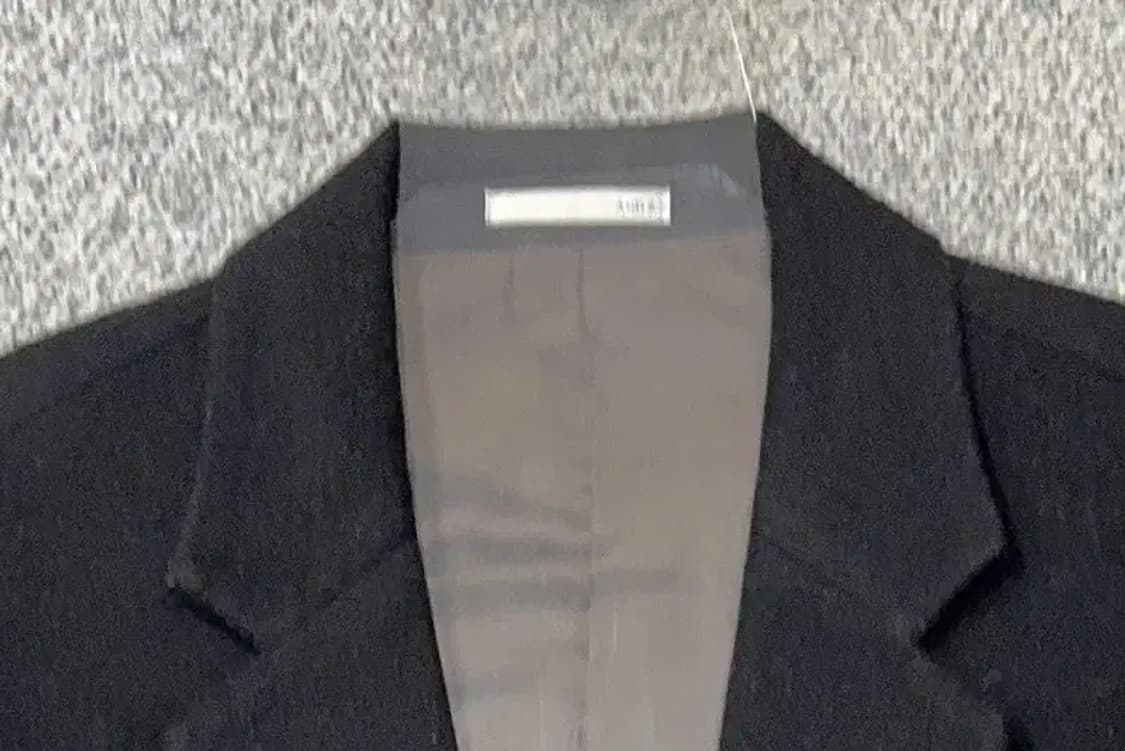 지오지아 블랙 남성 클래식 울 코트 M 상품이미지5