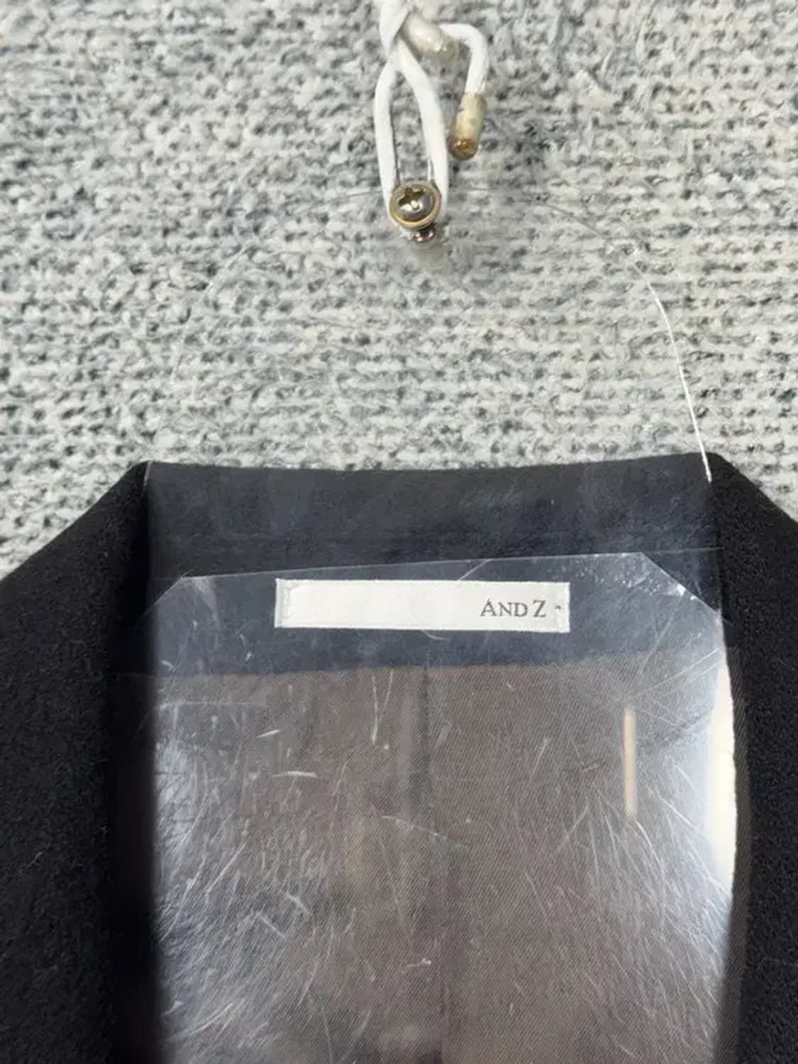 지오지아 블랙 남성 클래식 울 코트 M 상품이미지7