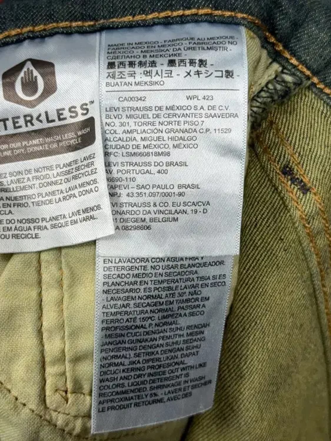 리바이스 511 진청 청바지 28 상품이미지8