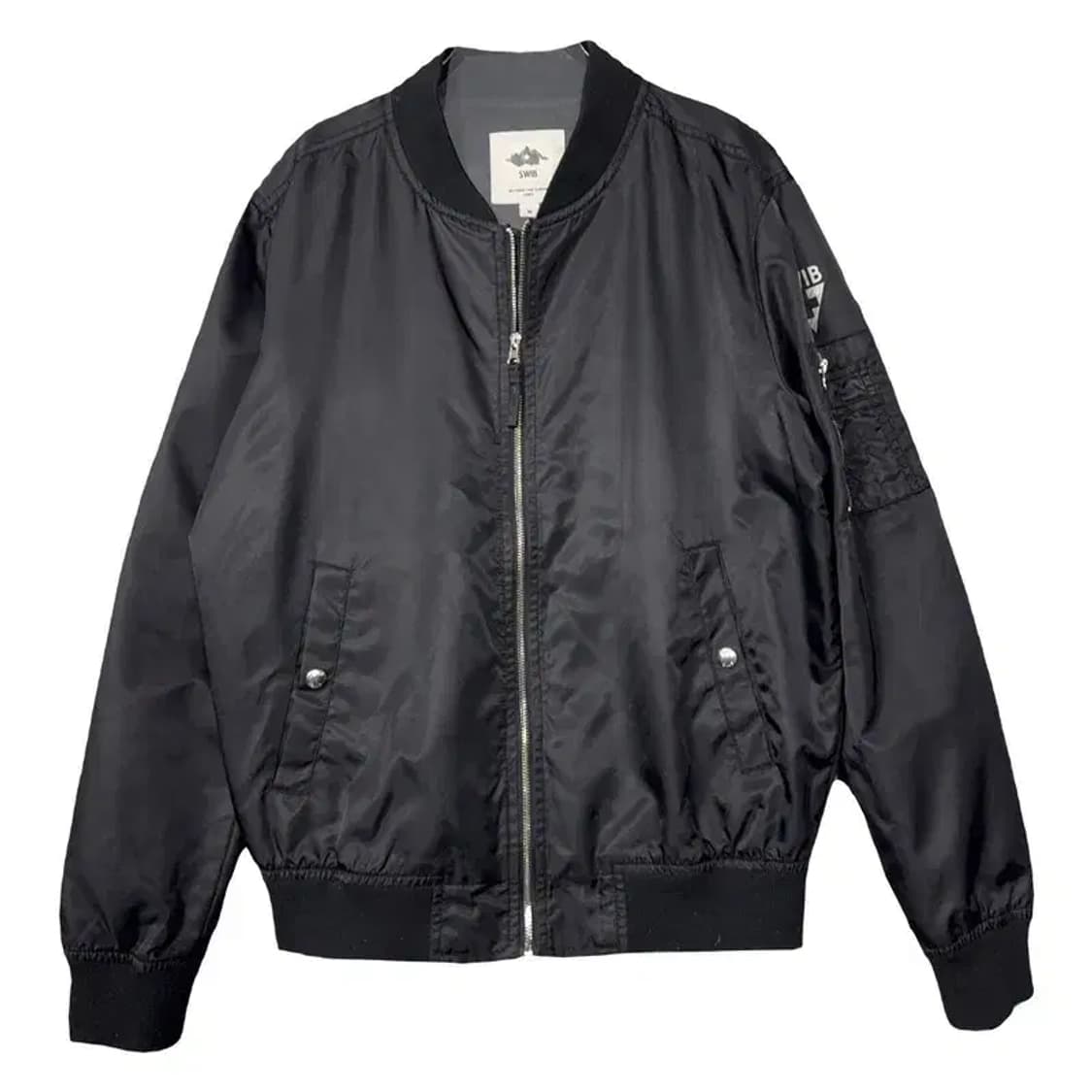 스위브 블랙 블루종 항공점퍼 M 상품이미지1