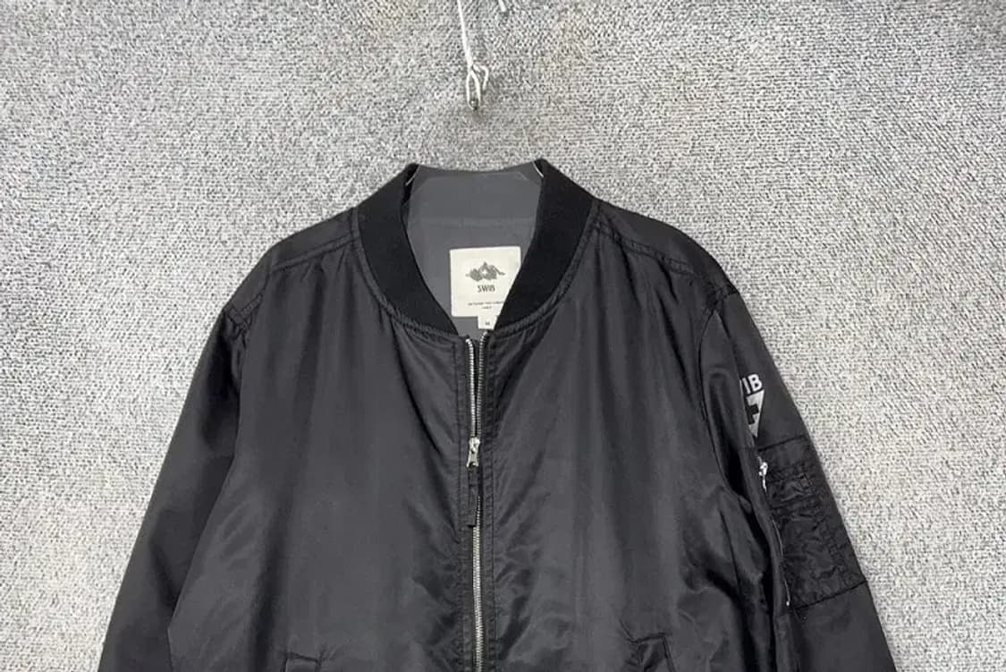 스위브 블랙 블루종 항공점퍼 M 상품이미지3