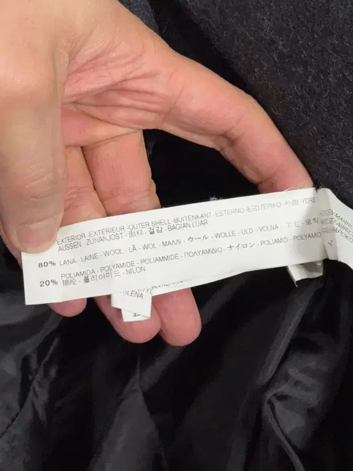 자라 그레이 울 롱코트 S 상품이미지8