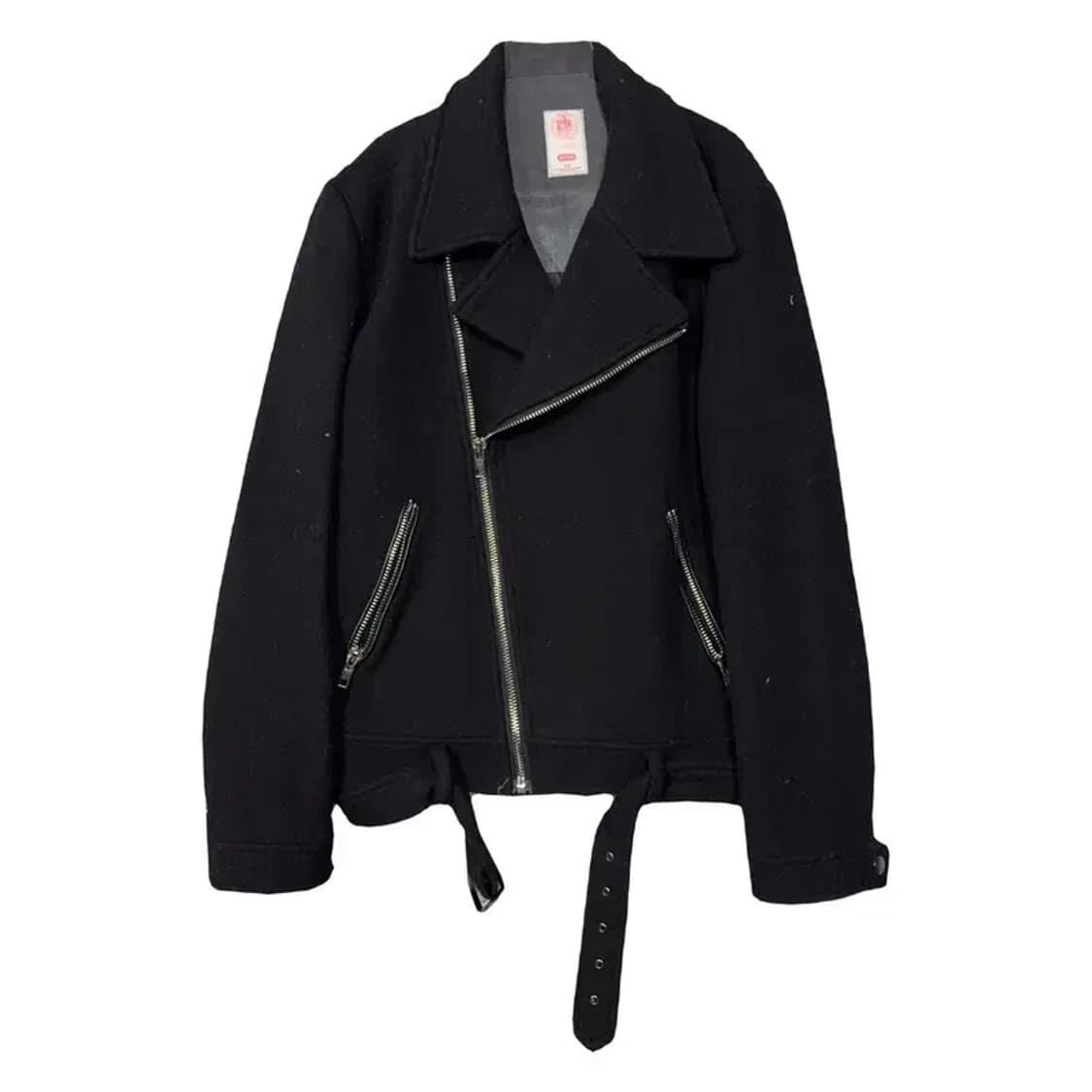 배리드얼라이브 블랙 울 라이더 자켓 MEDIUM 상품이미지1