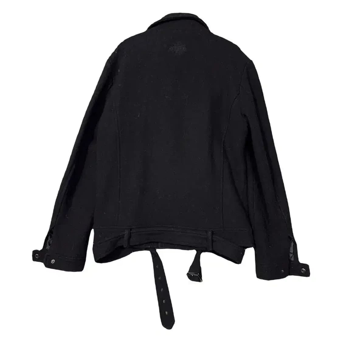 배리드얼라이브 블랙 울 라이더 자켓 MEDIUM 상품이미지2