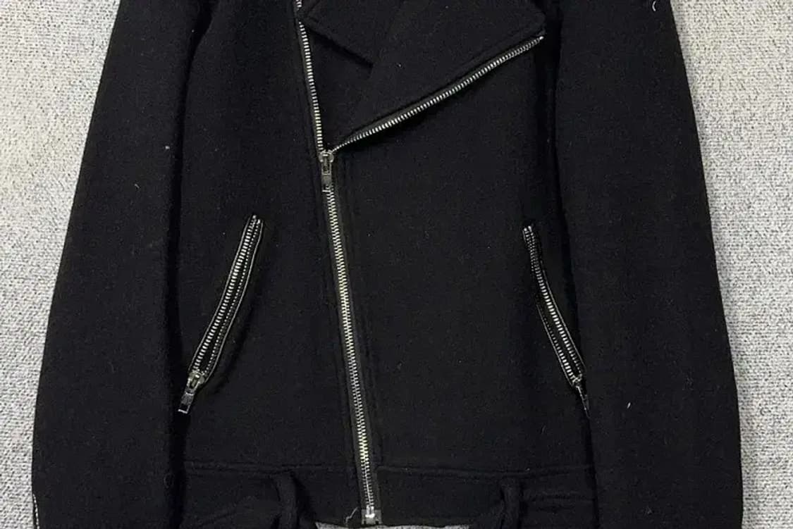 배리드얼라이브 블랙 울 라이더 자켓 MEDIUM 상품이미지4