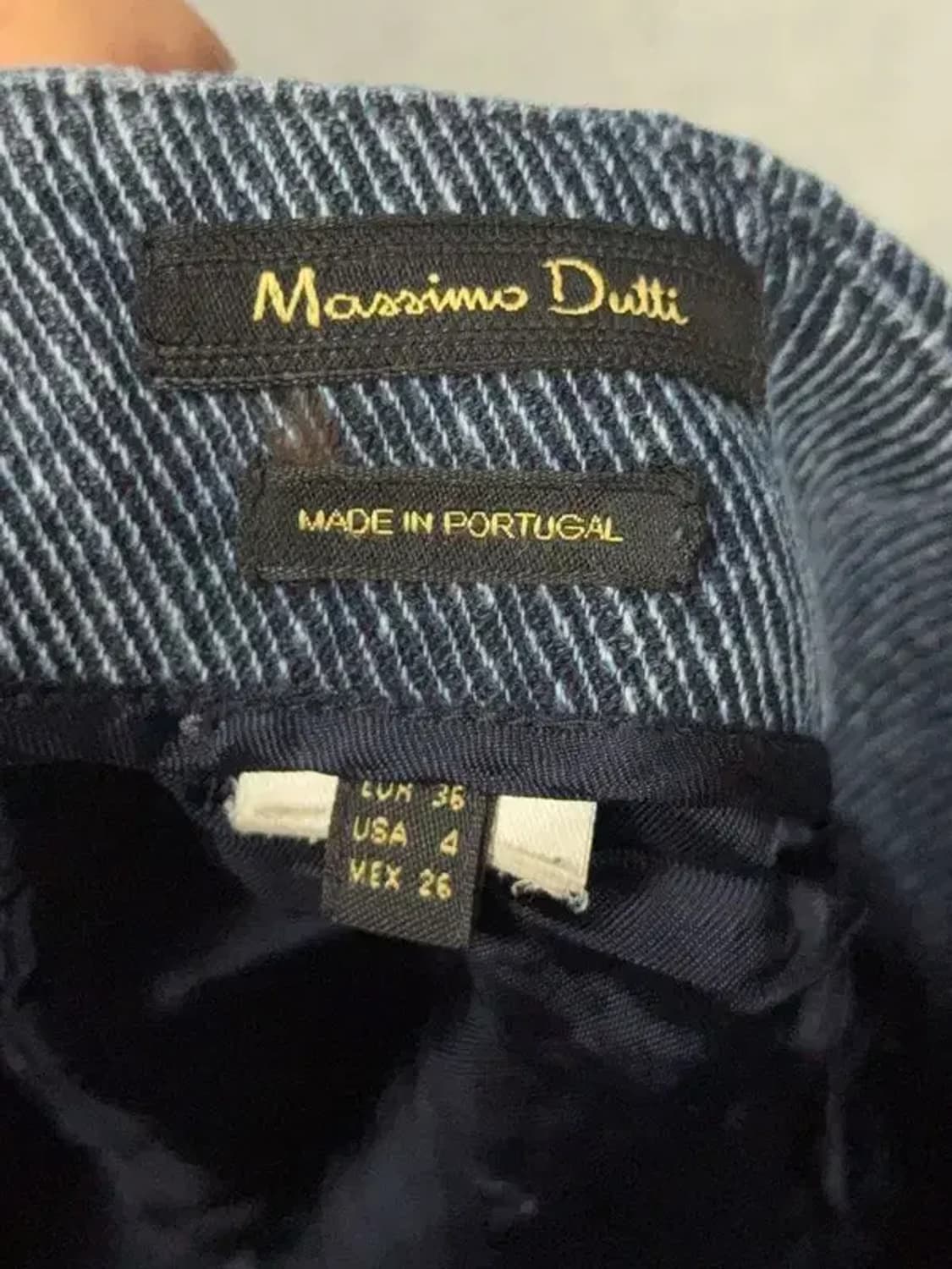 마시모두띠 네이비 오버 와이드 팬츠 26 상품이미지7