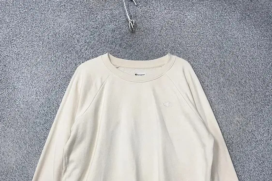 챔피온 크림 로고 맨투맨 S/CH 상품이미지3