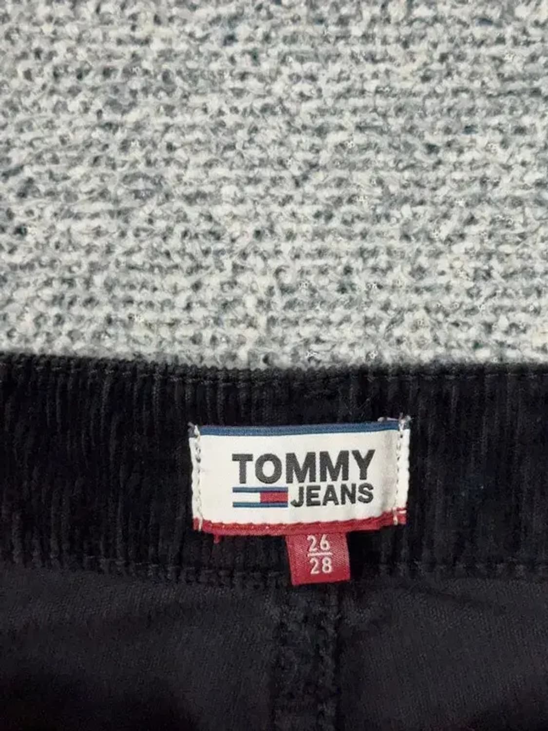 타미힐피거 블랙 코듀로이 팬츠 26 상품이미지7