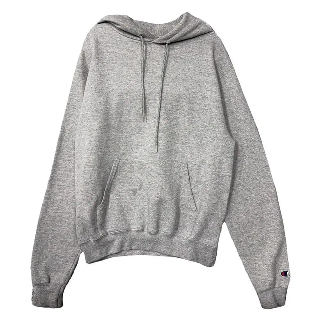 챔피온 라이트 그레이 로고 후드티 S 상품이미지1