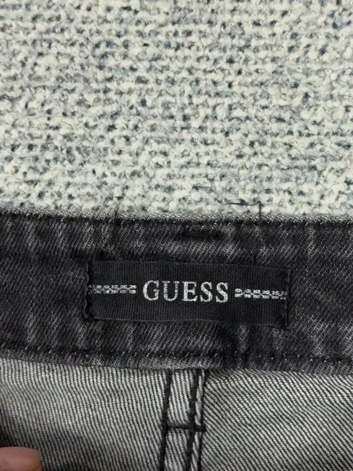 게스 흑청 와이드 청바지 70(28) 상품이미지8