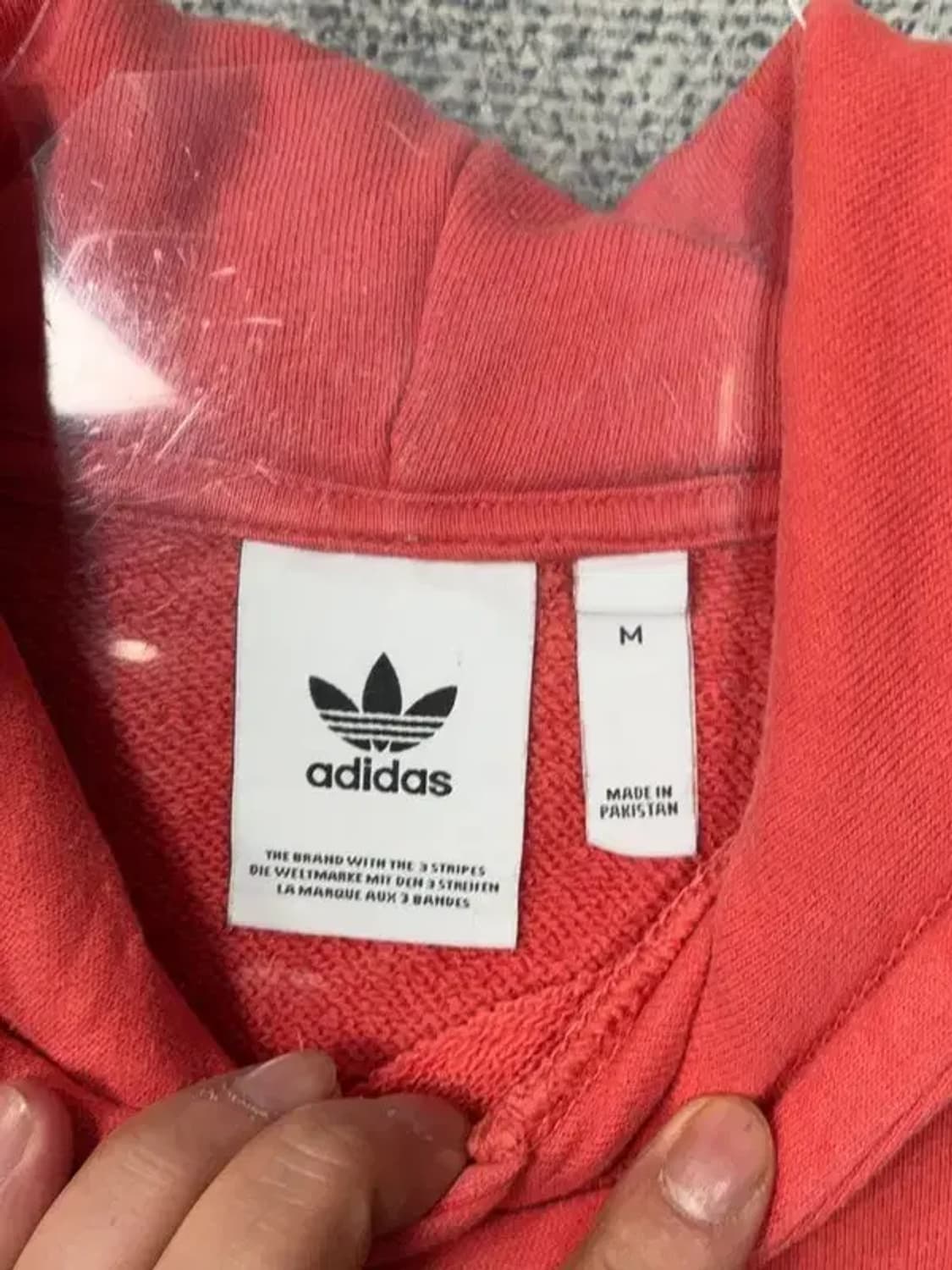 아디다스 프린팅 코랄 후드티 M 상품이미지6